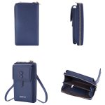 Baellerry Multifunktionale, verstellbare Umhängetasche, große Kapazität, mehrere Kartenfächer, Einzel-Umhängetasche – Bild 3