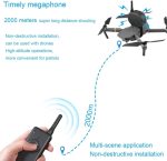 Mini Drone Megaphon Drahtloser tragbarer Lautsprecher 2KM Steuerung für DJI Mavic Mini/Mavic 2/Mavic Pro/FIMI X8SE/Phantom/Hubsan Zino – Bild 5