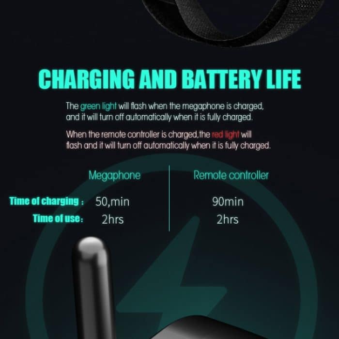 Mini Drone Megaphon Drahtloser tragbarer Lautsprecher 2KM Steuerung für DJI Mavic Mini/Mavic 2/Mavic Pro/FIMI X8SE/Phantom/Hubsan Zino – Bild 8