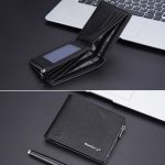 Baellerry Herren Kurze Geldbörse mit mehreren Karten, großes Fassungsvermögen, Leder-Geldbörse mit Reißverschluss – Bild 8