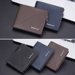 Baellerry Herren Kurze Geldbörse mit mehreren Karten, großes Fassungsvermögen, Leder-Geldbörse mit Reißverschluss – Bild 9