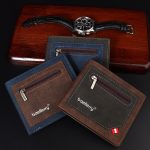 Baellerry Kunstleder Herren Kurze Geldbörse Große Kapazität Multi-Card Slot Reißverschluss Geldbörse – Bild 7