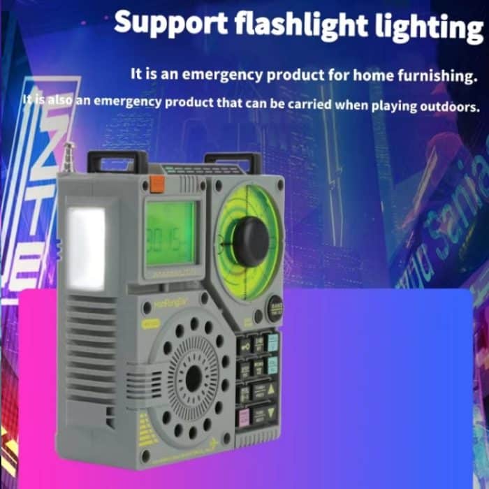 HanRongda HRD-A320 Hochleistungs-Multiband-Bluetooth-Karte, Taschenlampe, Beleuchtung, SOS-Alarm-Radio – Bild 9