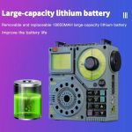 HanRongda HRD-A320 Hochleistungs-Multiband-Bluetooth-Karte, Taschenlampe, Beleuchtung, SOS-Alarm-Radio – Bild 10