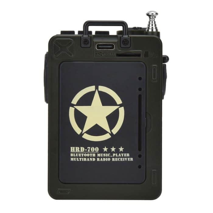 HanRongda HRD-700 Vollband-Bluetooth-MP3-Play-Radiosenderspeicher, mechanisches Tuning-Radio, HRD-700 – Bild 3