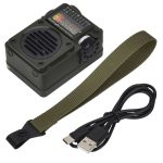 HanRongda HRD-700 Vollband-Bluetooth-MP3-Play-Radiosenderspeicher, mechanisches Tuning-Radio, HRD-700 – Bild 4