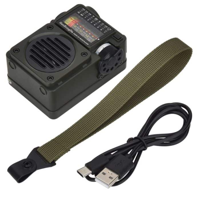 HanRongda HRD-700 Vollband-Bluetooth-MP3-Play-Radiosenderspeicher, mechanisches Tuning-Radio, HRD-700 – Bild 4