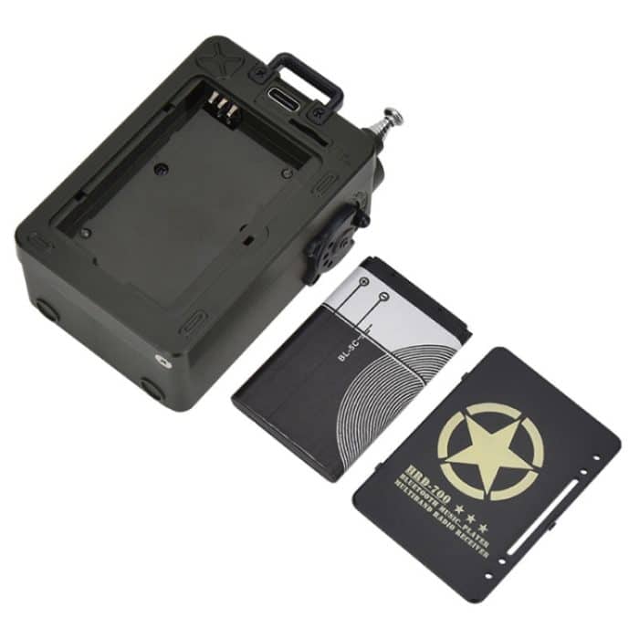 HanRongda HRD-700 Vollband-Bluetooth-MP3-Play-Radiosenderspeicher, mechanisches Tuning-Radio, HRD-700 – Bild 5