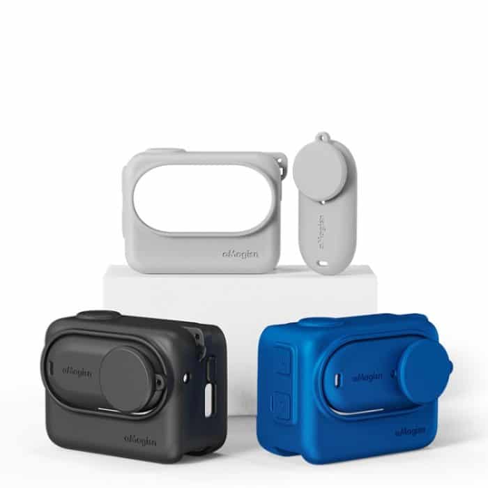 Für Insta360 GO 3 AMagisn Silikon Body Cover Schutzhülle mit Lanyard – Bild 2