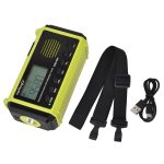 HanRongda HRD-905 Solarlade-LED-Beleuchtungserzeugung, Katastrophenschutz, Notfall-Vollbandradio, HRD-905 Army Green, HRD-905 Yellow Green – Bild 2