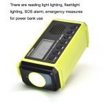 HanRongda HRD-905 Solarlade-LED-Beleuchtungserzeugung, Katastrophenschutz, Notfall-Vollbandradio, HRD-905 Army Green, HRD-905 Yellow Green – Bild 4