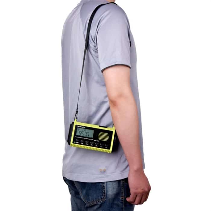 HanRongda HRD-905 Solarlade-LED-Beleuchtungserzeugung, Katastrophenschutz, Notfall-Vollbandradio, HRD-905 Army Green, HRD-905 Yellow Green – Bild 5