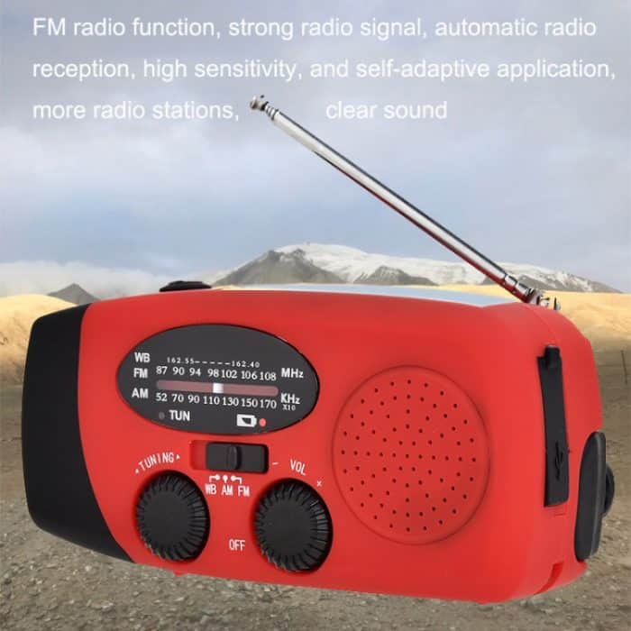 HanRongda HRD-902 Katastrophenschutz und Notfall-Solarladebeleuchtung, mobiles tragbares Radio, HRD-902 – Bild 9