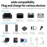 Für DJI Mavic 3 Series LKTOP 200W 3-Kanal-Akkuladegerät, US Plug, EU Plug – Bild 4