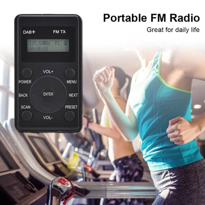 HanRongda HRD-100 Tragbares Digitaldisplay DAB+ / DAB / UKW-Radio, HRD-100 – Bild 7