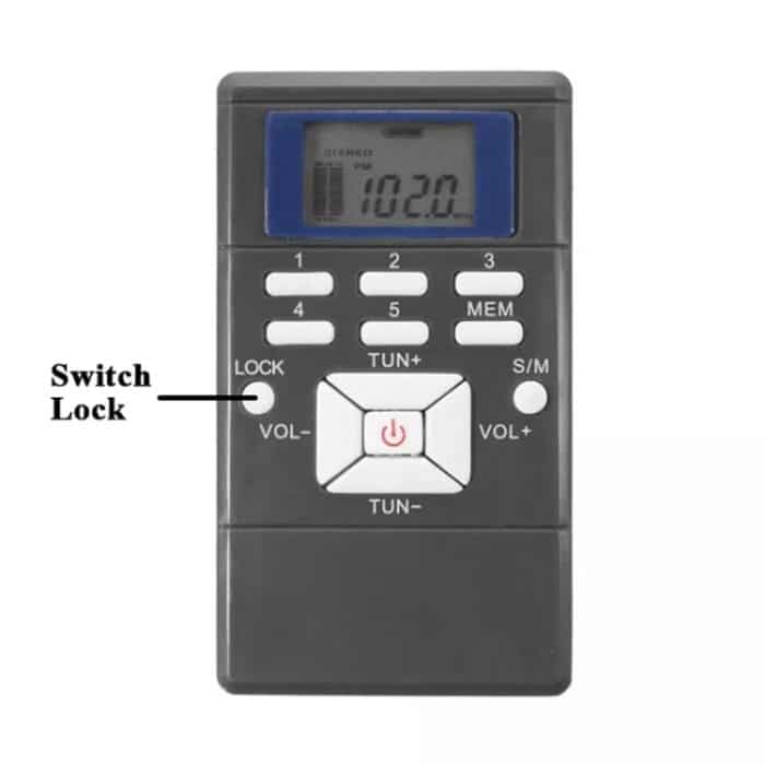 HanRongda HRD-109 Tragbarer Mini-FM-Radio-Konferenzempfänger, HRD-109 White, HRD-109 Silver Gray – Bild 5