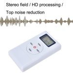 HanRongda HRD-109 Tragbarer Mini-FM-Radio-Konferenzempfänger, HRD-109 White, HRD-109 Silver Gray – Bild 6