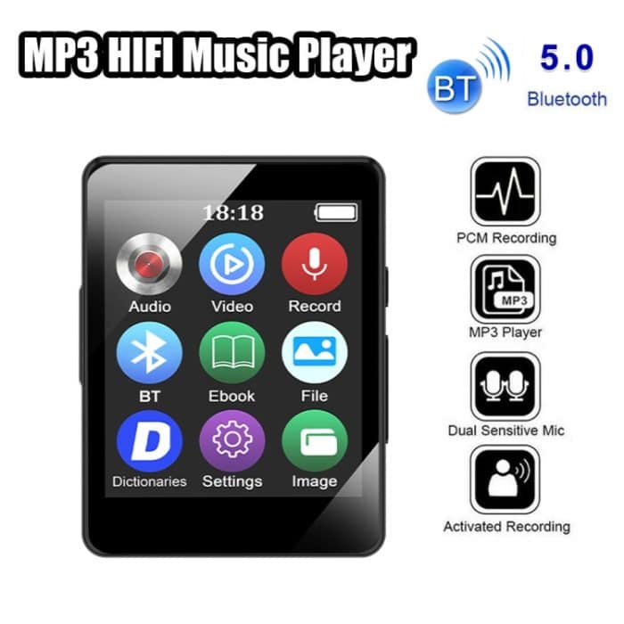 MP3-Musik-Player Bluetooth 5.0 E-Book-Recorder MP4 Walkman, Without Memory Card, 8GB, 16GB, 32GB, 64GB, 128GB – Bild 5