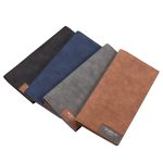 DEABOLAR Große Herren-Geldbörse, lange Geldbörse, ultradünn, getäfelte weiche Geldbörse – Bild 3