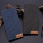 DEABOLAR Große Herren-Geldbörse, lange Geldbörse, ultradünn, getäfelte weiche Geldbörse – Bild 5