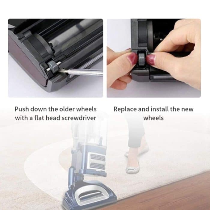 Für Shark NV350 NV500 Staubsauger 1 Paar Räder Ersatzteile – Bild 3