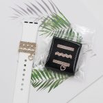 3 teile/satz Smart Watch Silikon Schnalle Dekoration Ring – Bild 4
