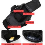 Fitness-Fußball-Rucksack, Schwimmen, Taekwondo, wasserdichte Nylon-Mehrzweck-Reisetasche, Simple Black Bottom White Word, Simple Black Bottom Yellow Word, Simple Simple Black Bottom Blue Word, Simple Orange, Simple Army Green, Simple Dark Gray, Simple... – Bild 4