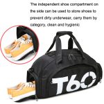 Nass- und Trockentrennung, Fitness-Rucksack, Schwimmen, Taekwondo, wasserdichte Reisetasche, Red, Black Bottom White Word, Black Bottom Yellow Word, Simple Black Bottom Blue Word, Blue – Bild 7