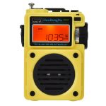 HanRongda HRD-701 Tragbares Vollband-Radio, Subwoofer, Bluetooth, TF-Karte, Digitalanzeige, HRD-701 Yellow, HRD-701 Khaki
