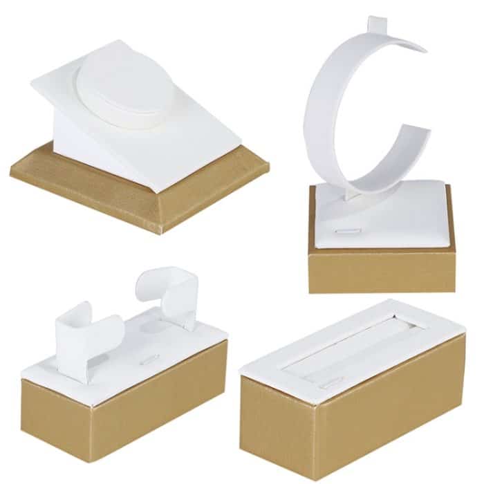 Schmuckständer aus Mikrofaser für Schmuck-Requisiten – Bild 2