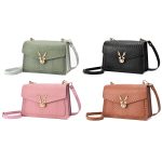 Outdoor-Handytasche aus Leder mit Krokodilmuster und einer Schulter – Bild 2