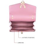 Outdoor-Handytasche aus Leder mit Krokodilmuster und einer Schulter – Bild 5