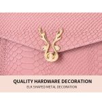 Outdoor-Handytasche aus Leder mit Krokodilmuster und einer Schulter – Bild 6