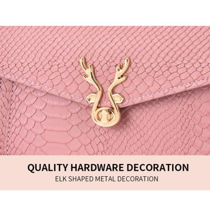 Outdoor-Handytasche aus Leder mit Krokodilmuster und einer Schulter – Bild 6