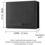 DEABOLAR Herren-Geldbörse aus PU-Leder mit großem Fassungsvermögen und mehreren Karten – Bild 3