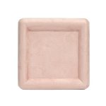 12 x 12 x 1,5 cm Schmucktablett, Ring, quadratisch, leere Platte, Ohrringe, Halskette, Schmuck-Display