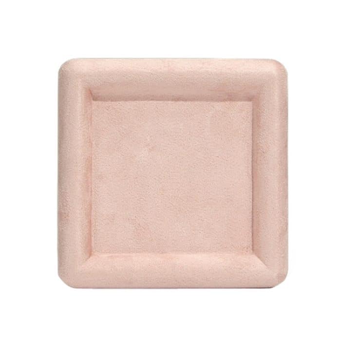 12 x 12 x 1,5 cm Schmucktablett, Ring, quadratisch, leere Platte, Ohrringe, Halskette, Schmuck-Display – Bild 1