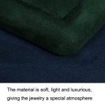 12 x 12 x 1,5 cm Schmucktablett, Ring, quadratisch, leere Platte, Ohrringe, Halskette, Schmuck-Display – Bild 4