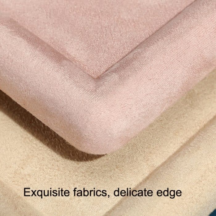 12 x 12 x 1,5 cm Schmucktablett, Ring, quadratisch, leere Platte, Ohrringe, Halskette, Schmuck-Display – Bild 5