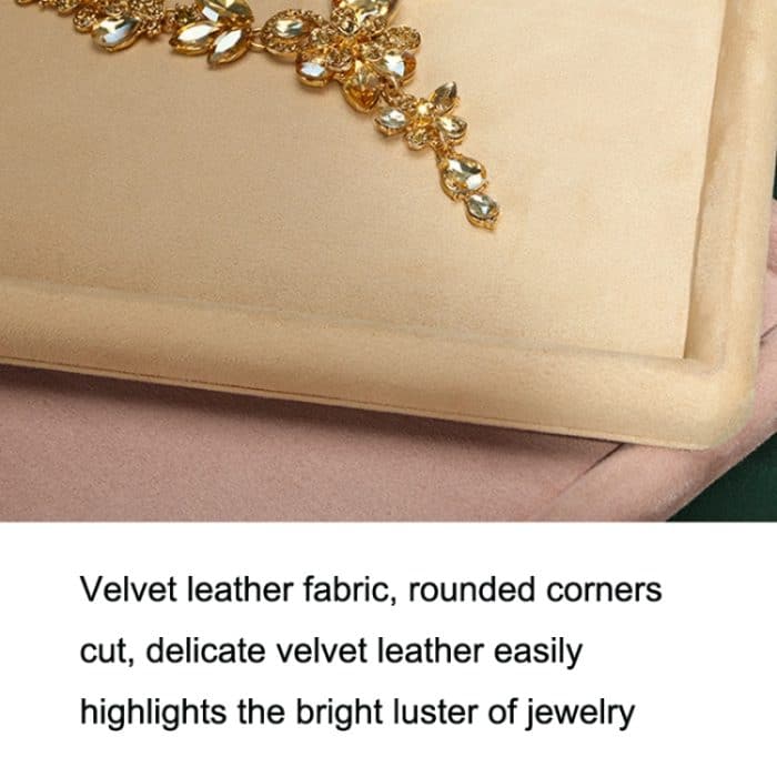 30 x 22 x 1,8 cm Schmucktablett Ring rechteckig leere Platte Ohrringe Halskette Schmuck Display Platte – Bild 4