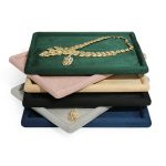 45x30x1,8 cm Schmucktablett Ring Rechteckige leere Platte Ohrringe Halskette Schmuck Display Platte – Bild 2
