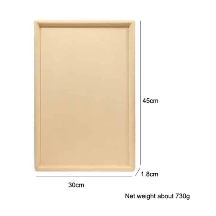 45x30x1,8 cm Schmucktablett Ring Rechteckige leere Platte Ohrringe Halskette Schmuck Display Platte – Bild 3