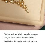 45x30x1,8 cm Schmucktablett Ring Rechteckige leere Platte Ohrringe Halskette Schmuck Display Platte – Bild 4