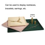 45x30x1,8 cm Schmucktablett Ring Rechteckige leere Platte Ohrringe Halskette Schmuck Display Platte – Bild 6