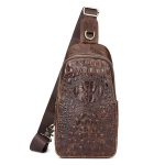 HUMERPAUL Herren Umhängetasche Leder Umhängetasche, MH627 (Coffee), MH627 (Light Brown), MH627 (Black)