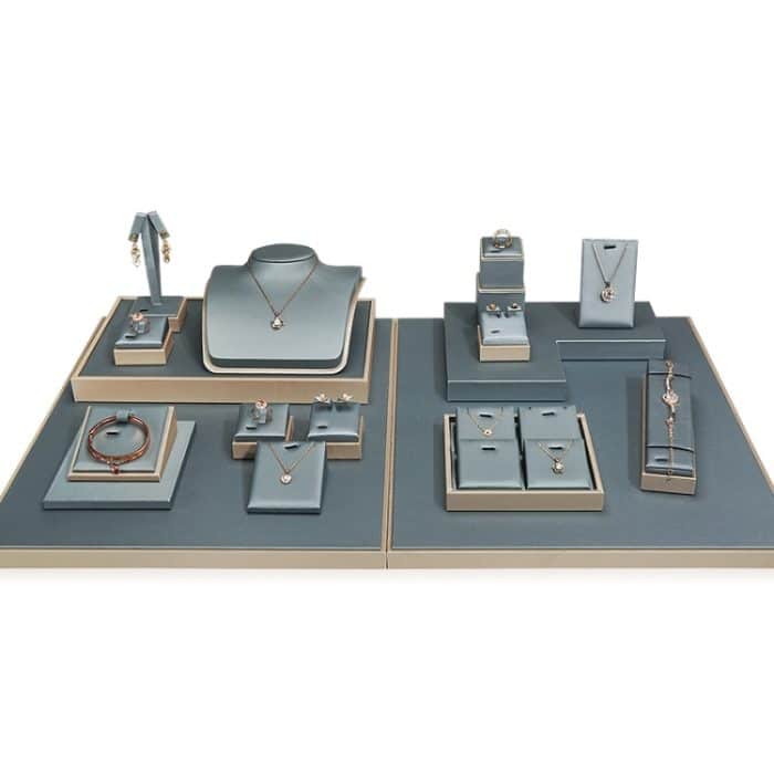 Perlgrauer Schmuck-, Armband- und Ohrringe-Präsentationsständer – Bild 1