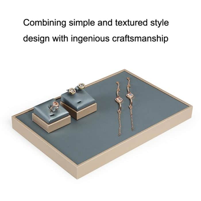 Perlgrauer Schmuck-, Armband- und Ohrringe-Präsentationsständer – Bild 4