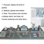 Perlgrauer Schmuck-, Armband- und Ohrringe-Präsentationsständer – Bild 5