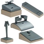 Perlgrauer Schmuck-, Armband- und Ohrringe-Präsentationsständer – Bild 2