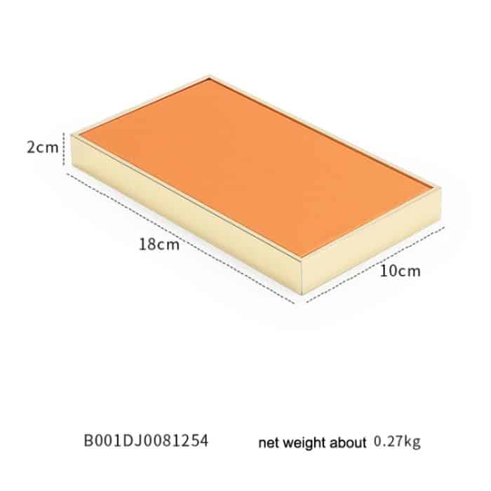 Orange Gypsophila Display Board Halskette Ohrringe Display Counter Requisiten – Bild 7